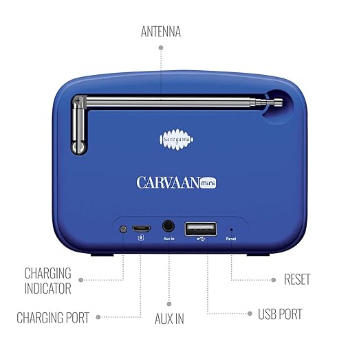 Saregama Carvaan Mini Hindi 2.0- Music Player with Bluetooth/FM/AM/AUX