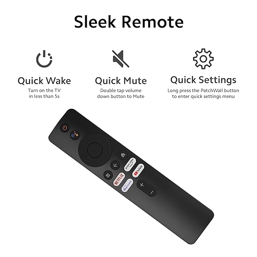 MI 80 cm (32 inches) A Series HD Ready Smart Google TV L32M8-5AIN (Black)