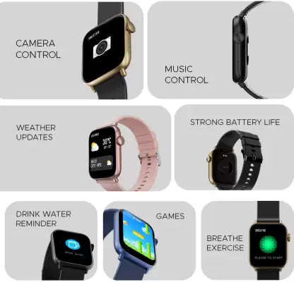 Fire-Boltt Hercules 1.83  (Black Strap, Free Size)