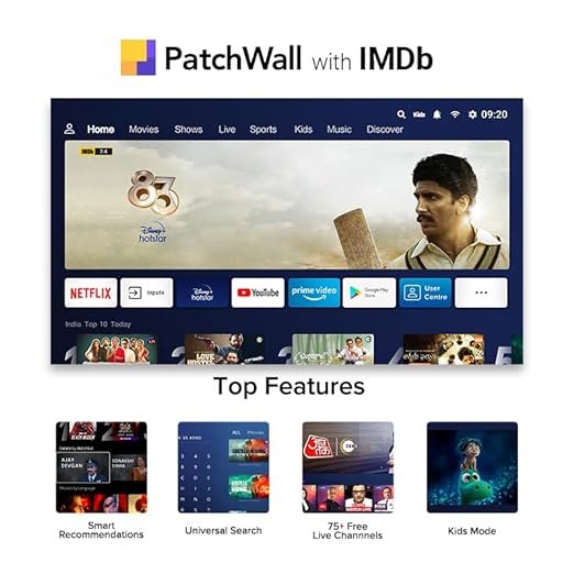 MI 80 cm (32 inches) 5A Series HD Ready Smart Android LED TV L32M7-5AIN (Black)