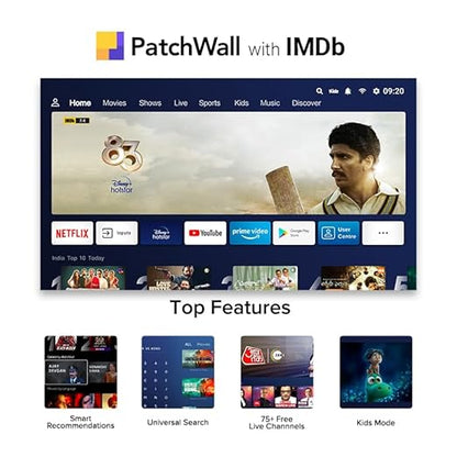 MI 80 cm (32 inches) 5A Series HD Ready Smart Android LED TV L32M7-5AIN (Black)