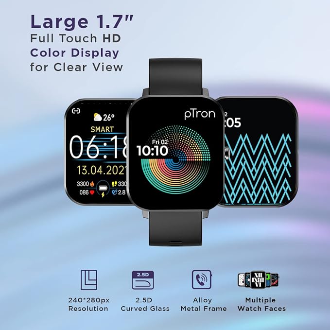 pTron Force X11 Bluetooth Calling Smartwatch