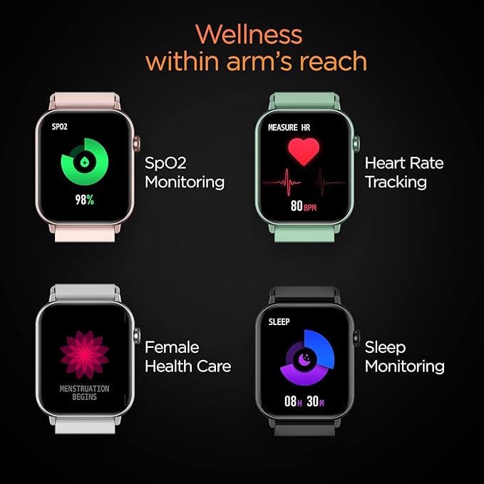 Fire-Boltt Ninja Fit Smartwatch Full Touch 1.69