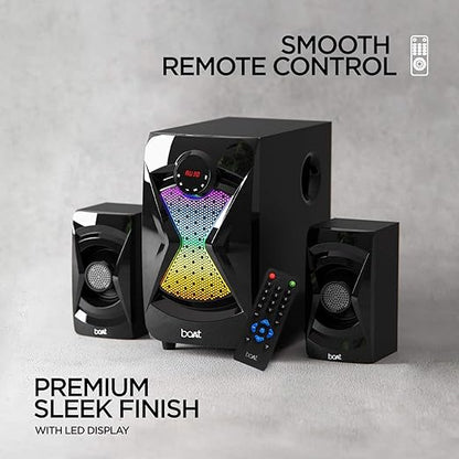 Boat Blitz 1500 50W 2.1 Channel Multimedia Speaker(Premium Black)