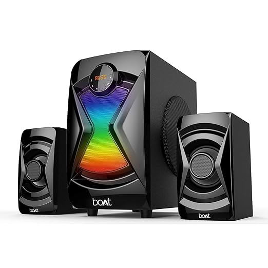 Boat Blitz 1500 50W 2.1 Channel Multimedia Speaker(Premium Black)