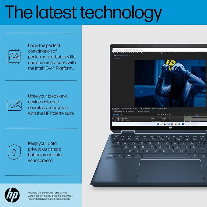 HP Spectre x360 13th Gen Intel Core i7-1355U, 14-ef2033TU