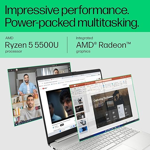 HP Laptop 15s, AMD Ryzen 5 5500U