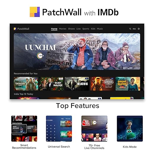 MI 80 cm (32 inches) A Series HD Ready Smart Google TV L32M8-5AIN (Black)