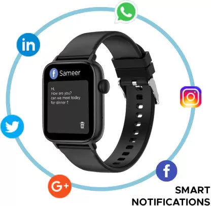 Fire-Boltt Hercules 1.83  (Black Strap, Free Size)